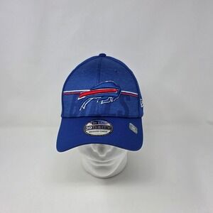 New Era 39THIRTY Buffalo Bills Flex Fit Hat Size M/L OnField Royal Blue Cap 3930